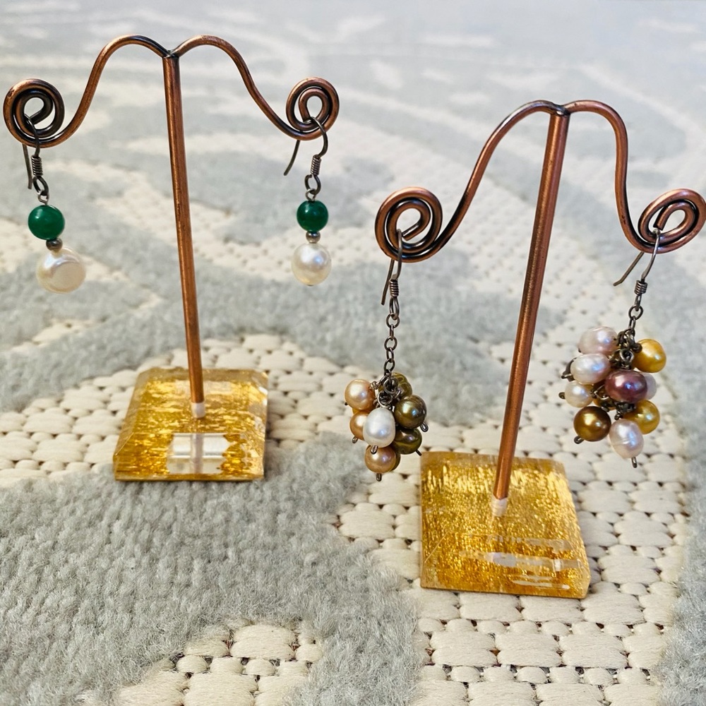Handmade gemstone earrings